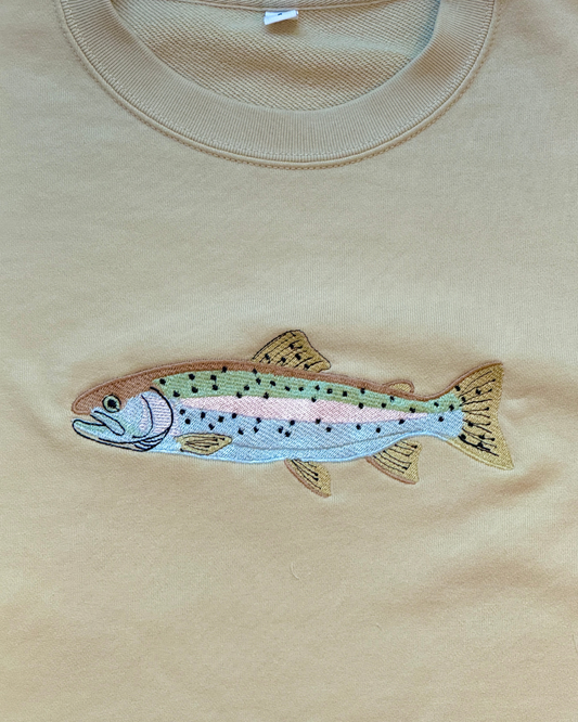 Embroidered Fish Sweater