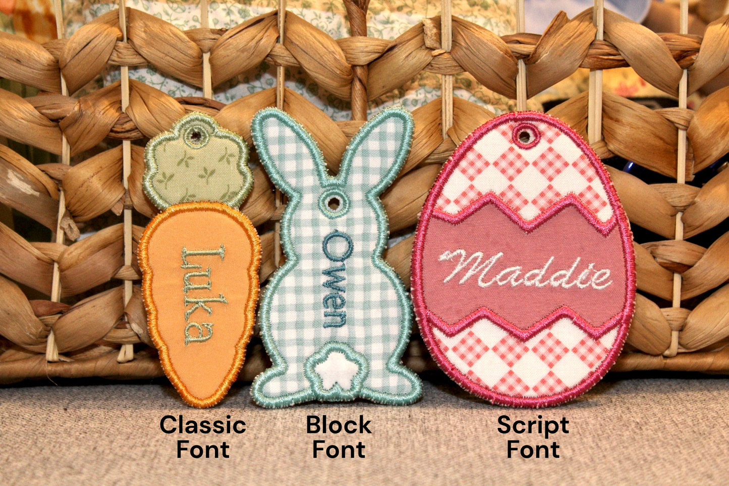 Custom Easter Basket Tag