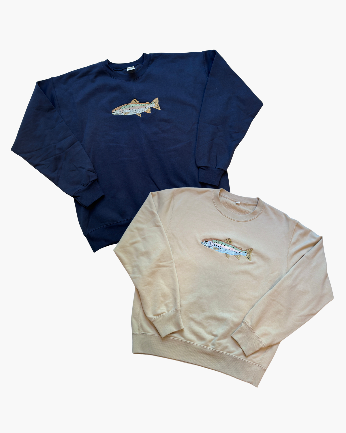 Embroidered Fish Sweater