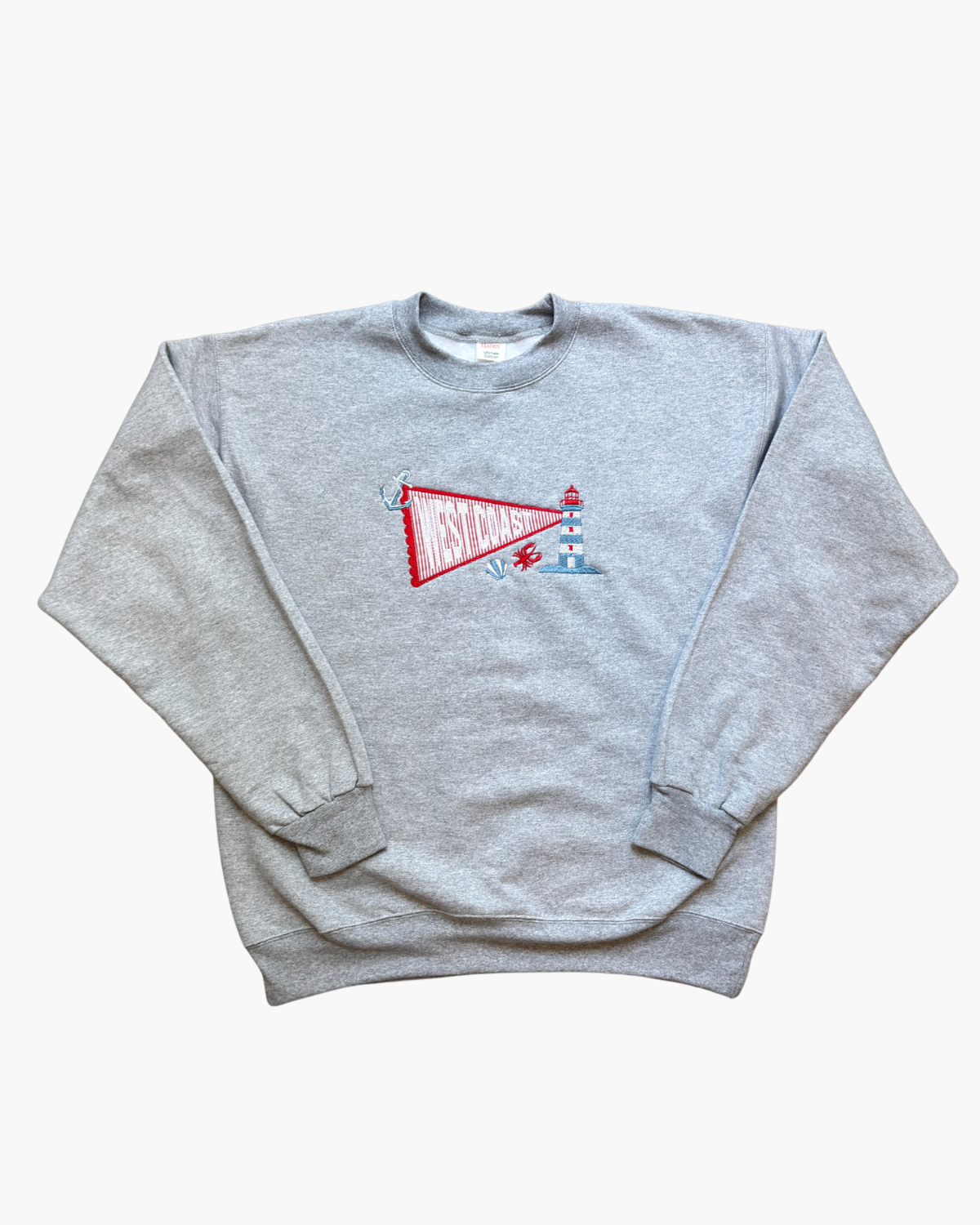 West Coast Pennant Embroidered Sweater