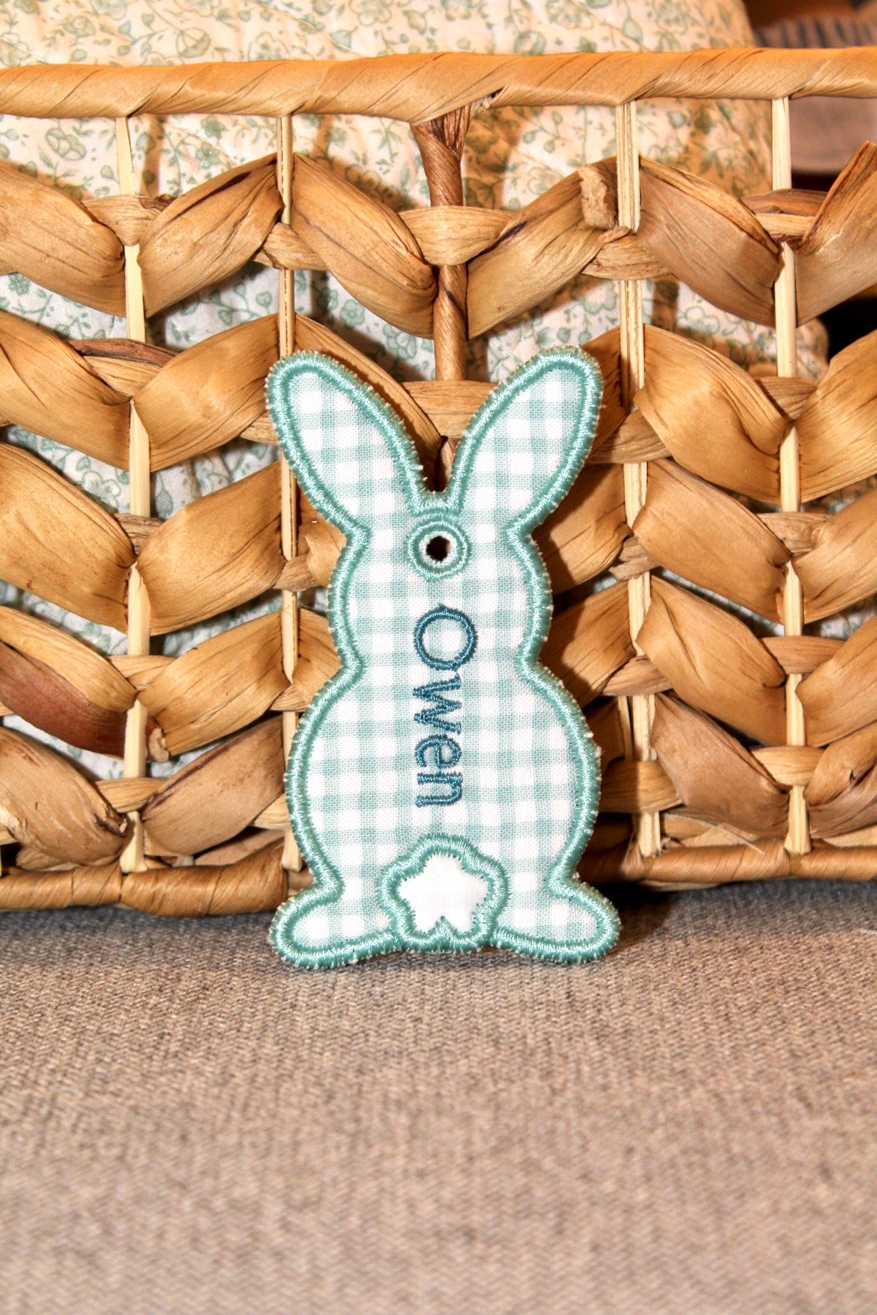 Custom Easter Basket Tag