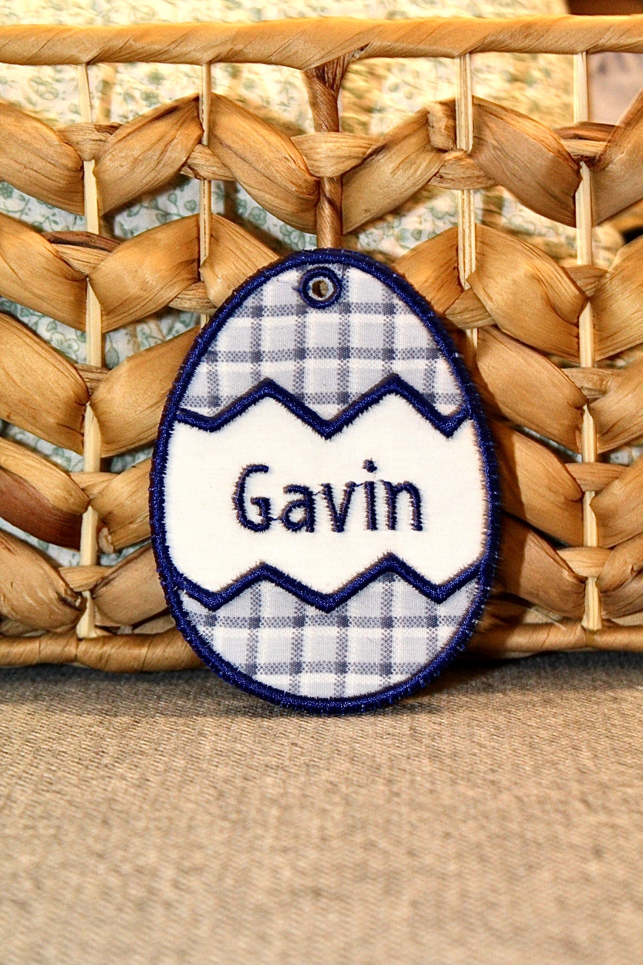 Custom Easter Basket Tag