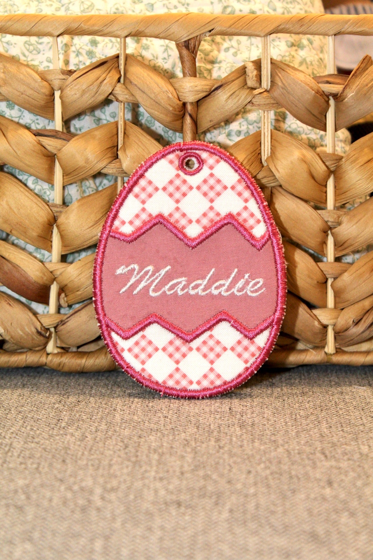 Custom Easter Basket Tag